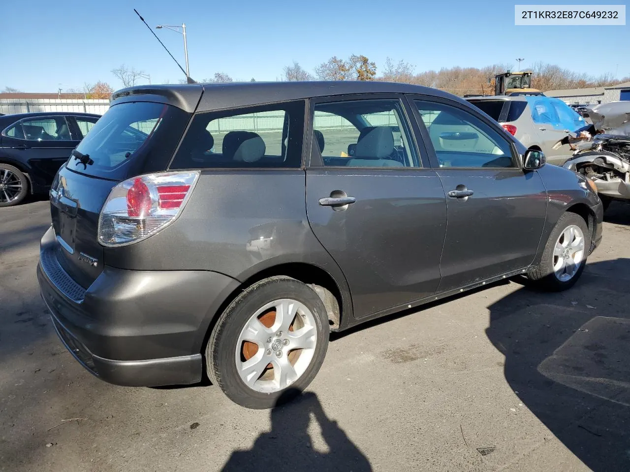 2007 Toyota Corolla Matrix Xr VIN: 2T1KR32E87C649232 Lot: 80467934