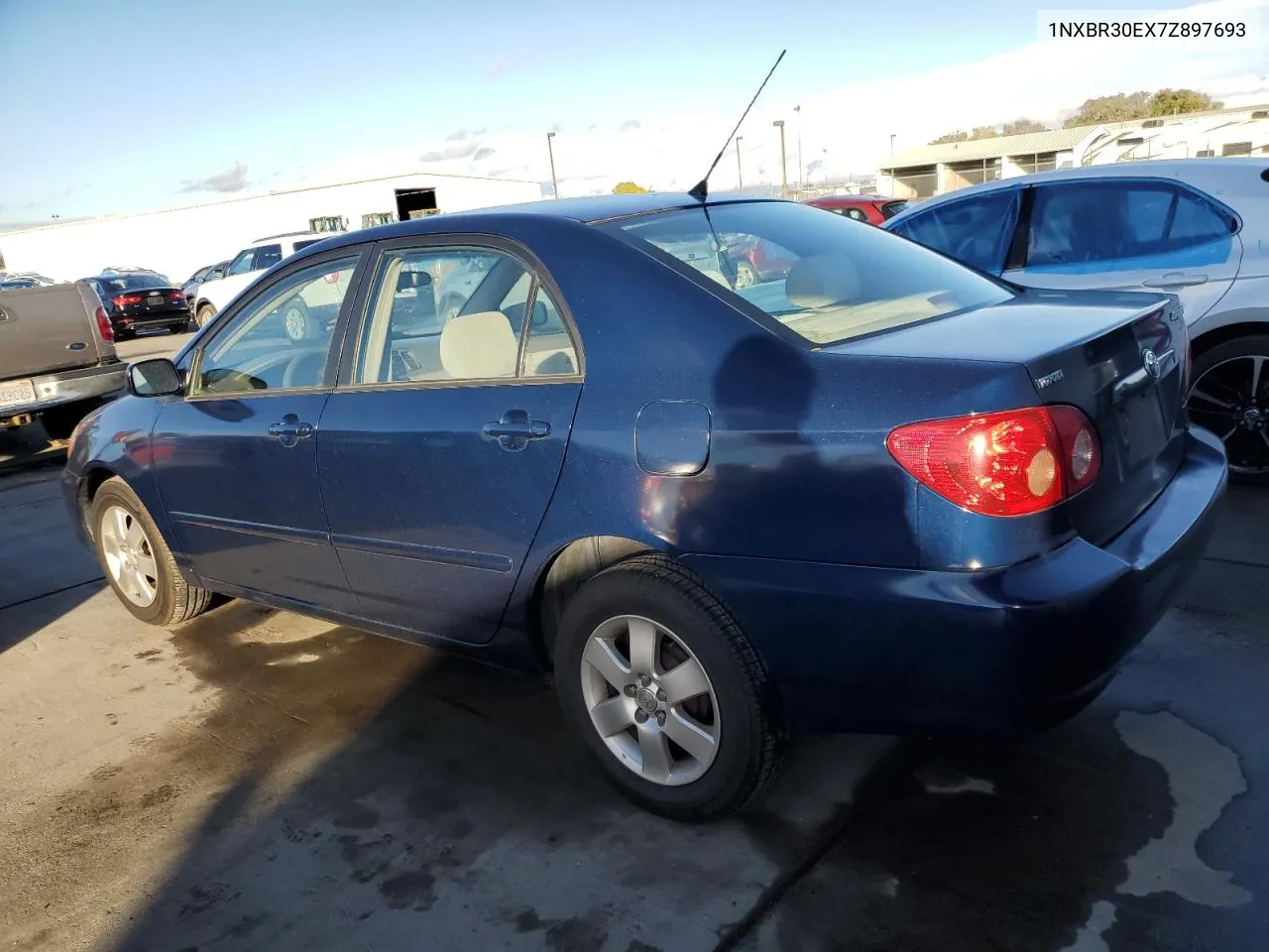 2007 Toyota Corolla Ce VIN: 1NXBR30EX7Z897693 Lot: 80503694