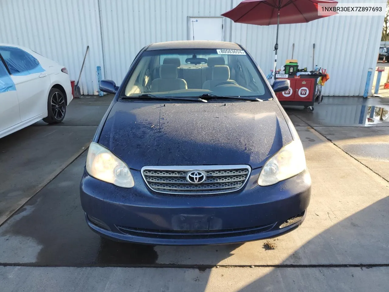 2007 Toyota Corolla Ce VIN: 1NXBR30EX7Z897693 Lot: 80503694