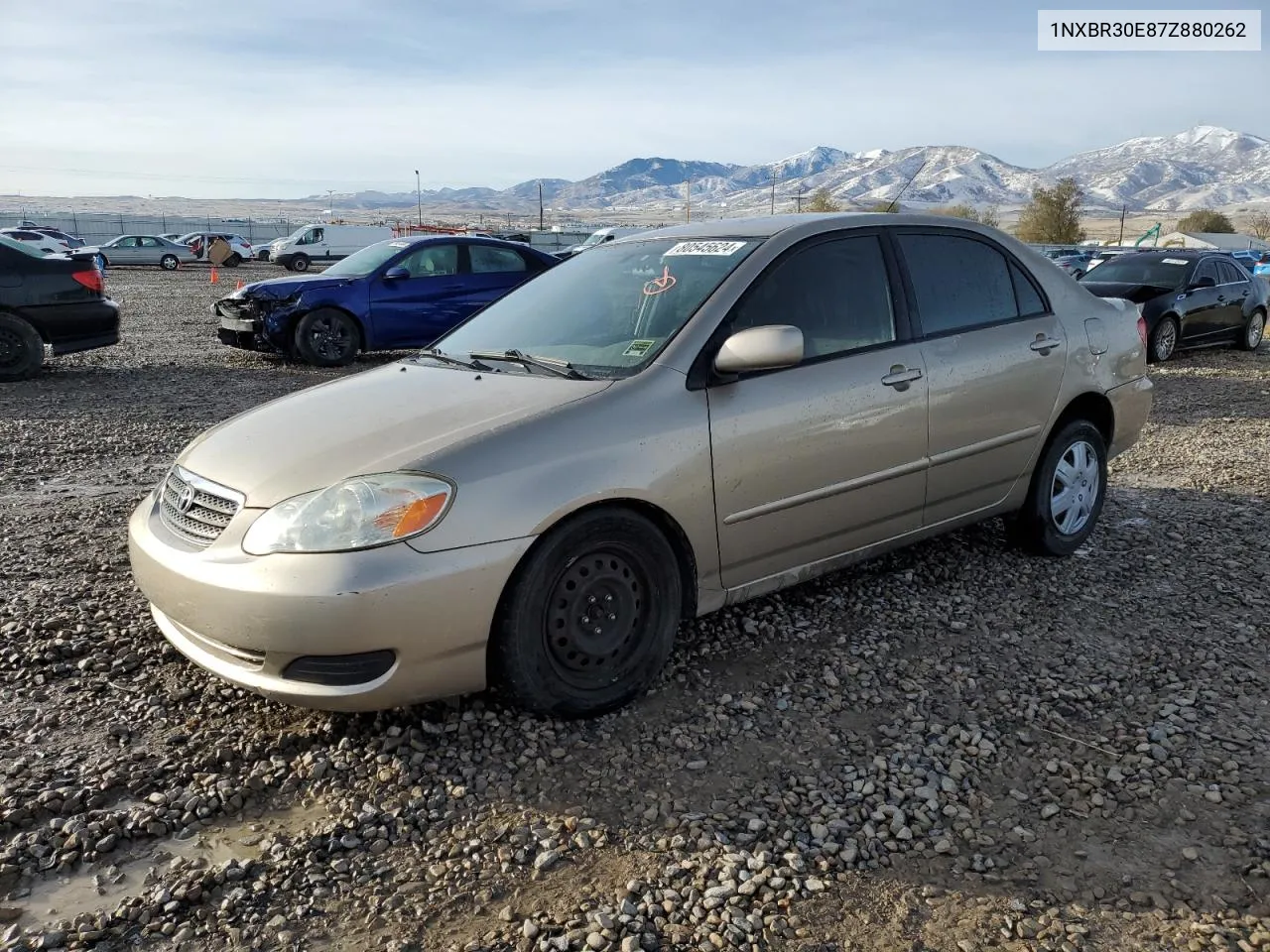 2007 Toyota Corolla Ce VIN: 1NXBR30E87Z880262 Lot: 80545624