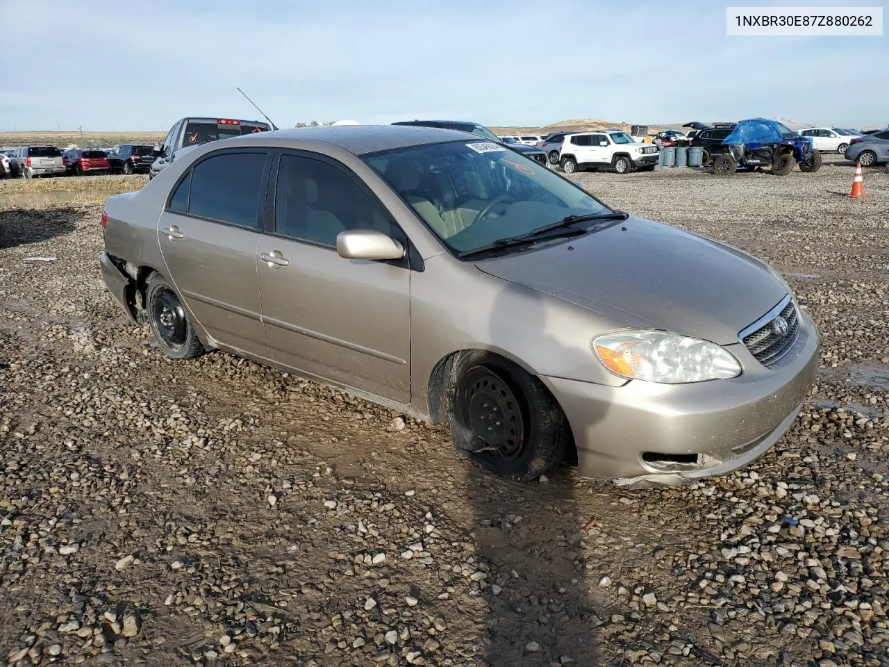 2007 Toyota Corolla Ce VIN: 1NXBR30E87Z880262 Lot: 80545624