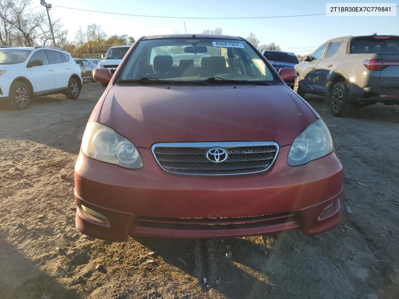 2007 Toyota Corolla Ce VIN: 2T1BR30EX7C779841 Lot: 80687904