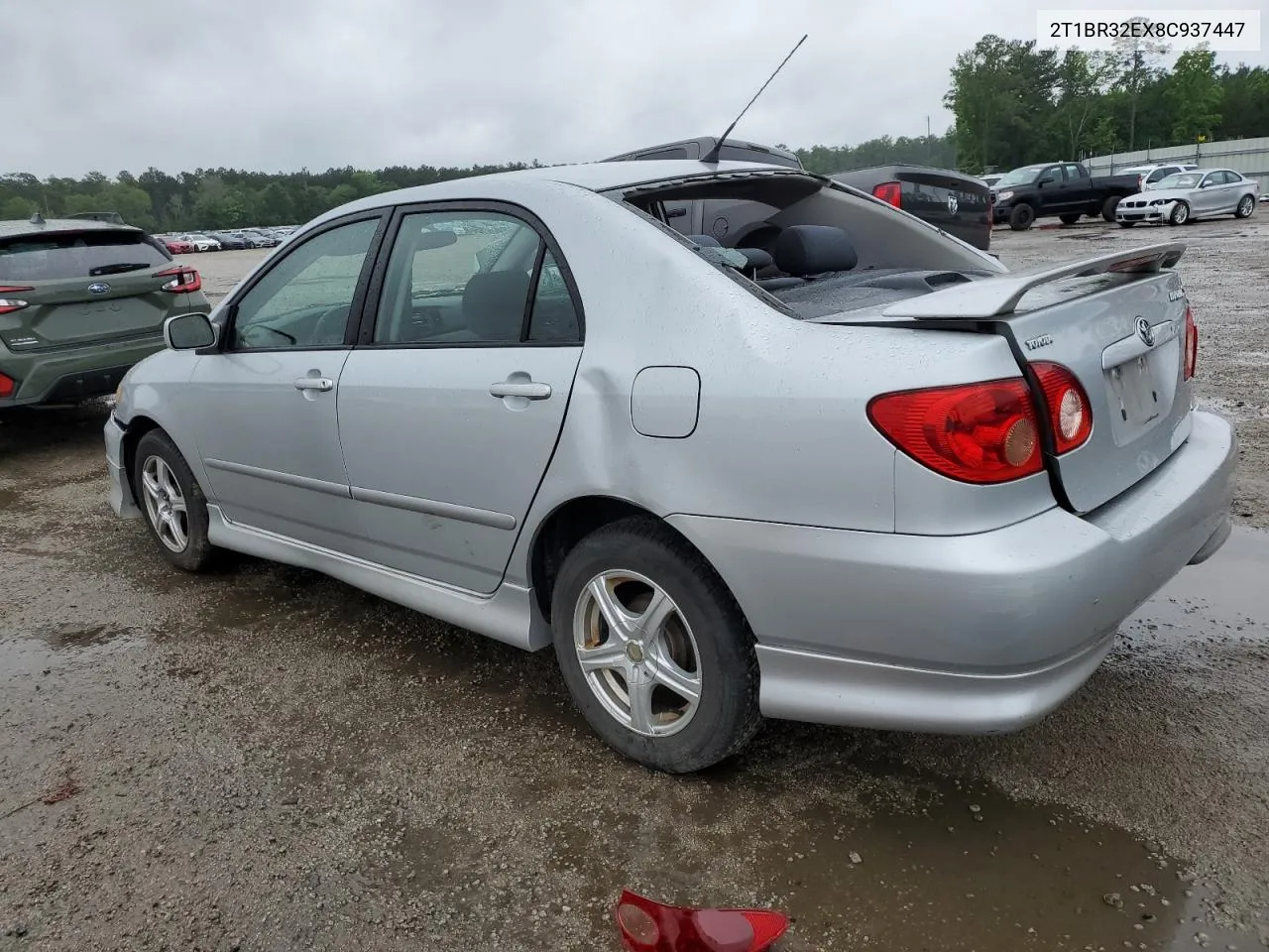 2008 Toyota Corolla Ce VIN: 2T1BR32EX8C937447 Lot: 54927264