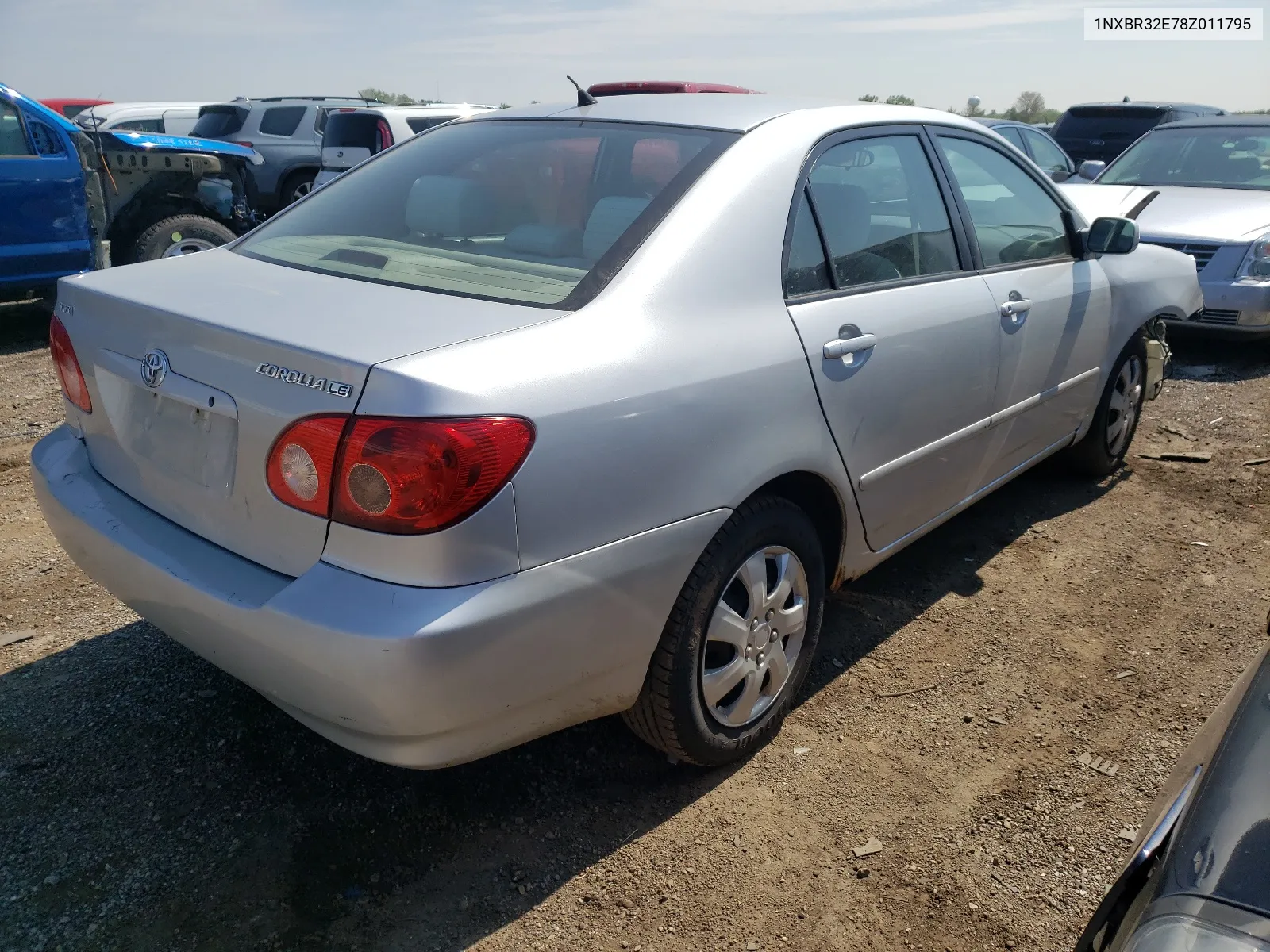 2008 Toyota Corolla Ce VIN: 1NXBR32E78Z011795 Lot: 54960594