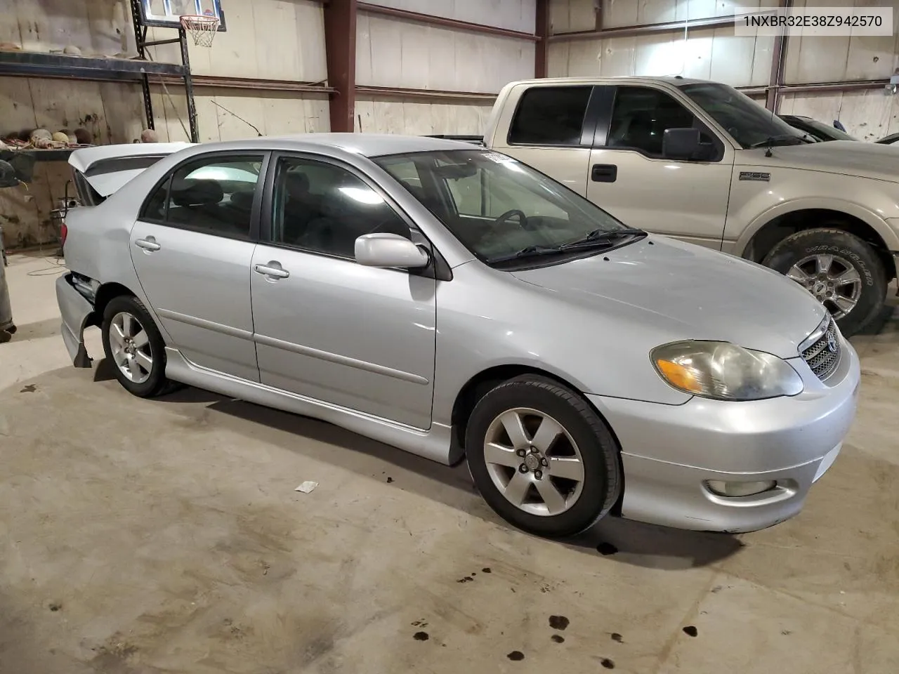 2008 Toyota Corolla Ce VIN: 1NXBR32E38Z942570 Lot: 57128274