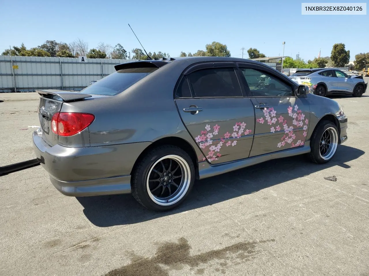 2008 Toyota Corolla Ce VIN: 1NXBR32EX8Z040126 Lot: 58782014