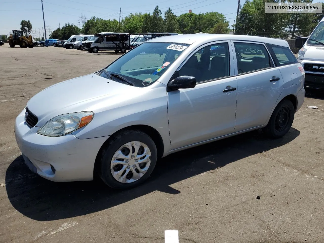 2008 Toyota Corolla Matrix Xr VIN: 2T1KR32EX8C700666 Lot: 59184574