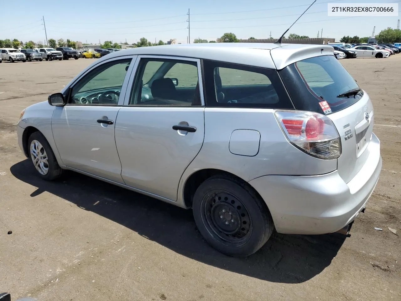 2008 Toyota Corolla Matrix Xr VIN: 2T1KR32EX8C700666 Lot: 59184574