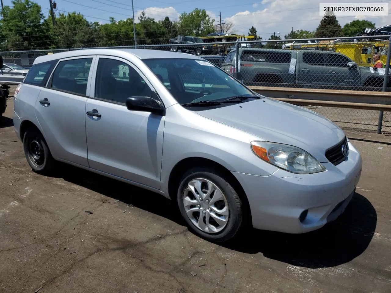 2008 Toyota Corolla Matrix Xr VIN: 2T1KR32EX8C700666 Lot: 59184574