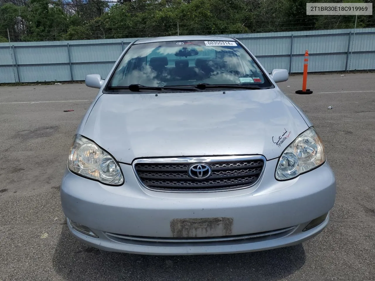 2008 Toyota Corolla Ce VIN: 2T1BR30E18C919969 Lot: 60355314