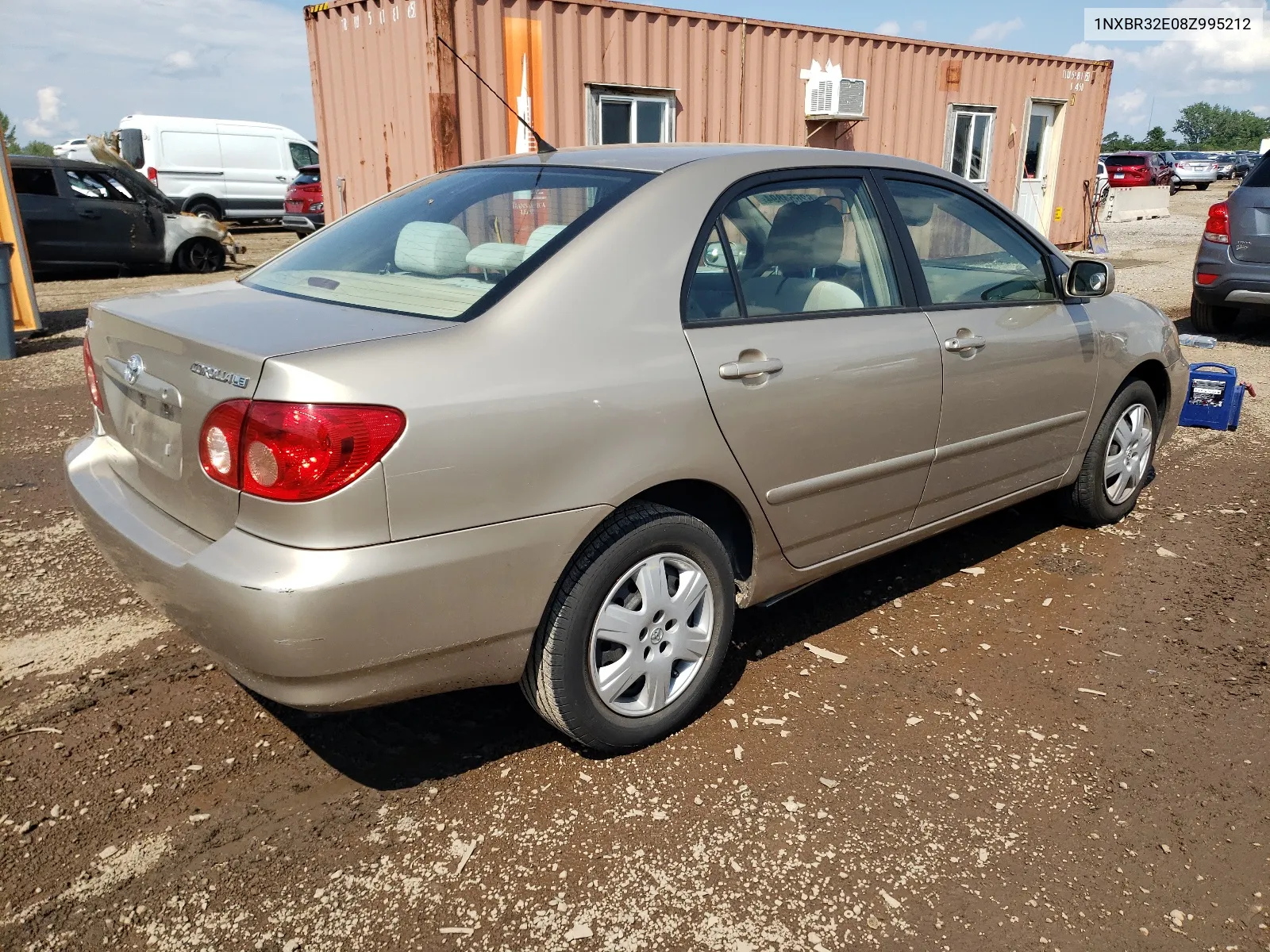 2008 Toyota Corolla Ce VIN: 1NXBR32E08Z995212 Lot: 62654894