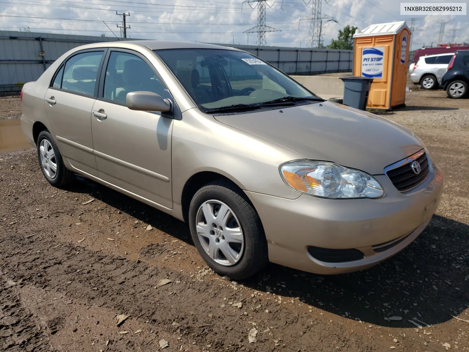 2008 Toyota Corolla Ce VIN: 1NXBR32E08Z995212 Lot: 62654894