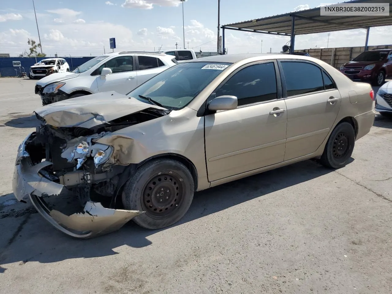 1NXBR30E38Z002319 2008 Toyota Corolla Ce