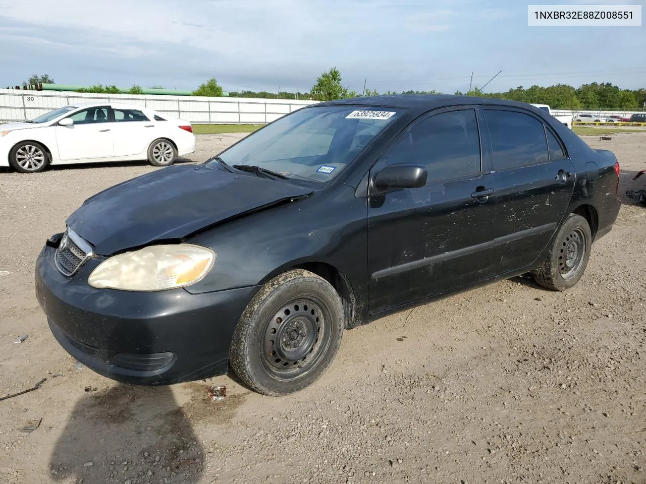 2008 Toyota Corolla Ce VIN: 1NXBR32E88Z008551 Lot: 63925934