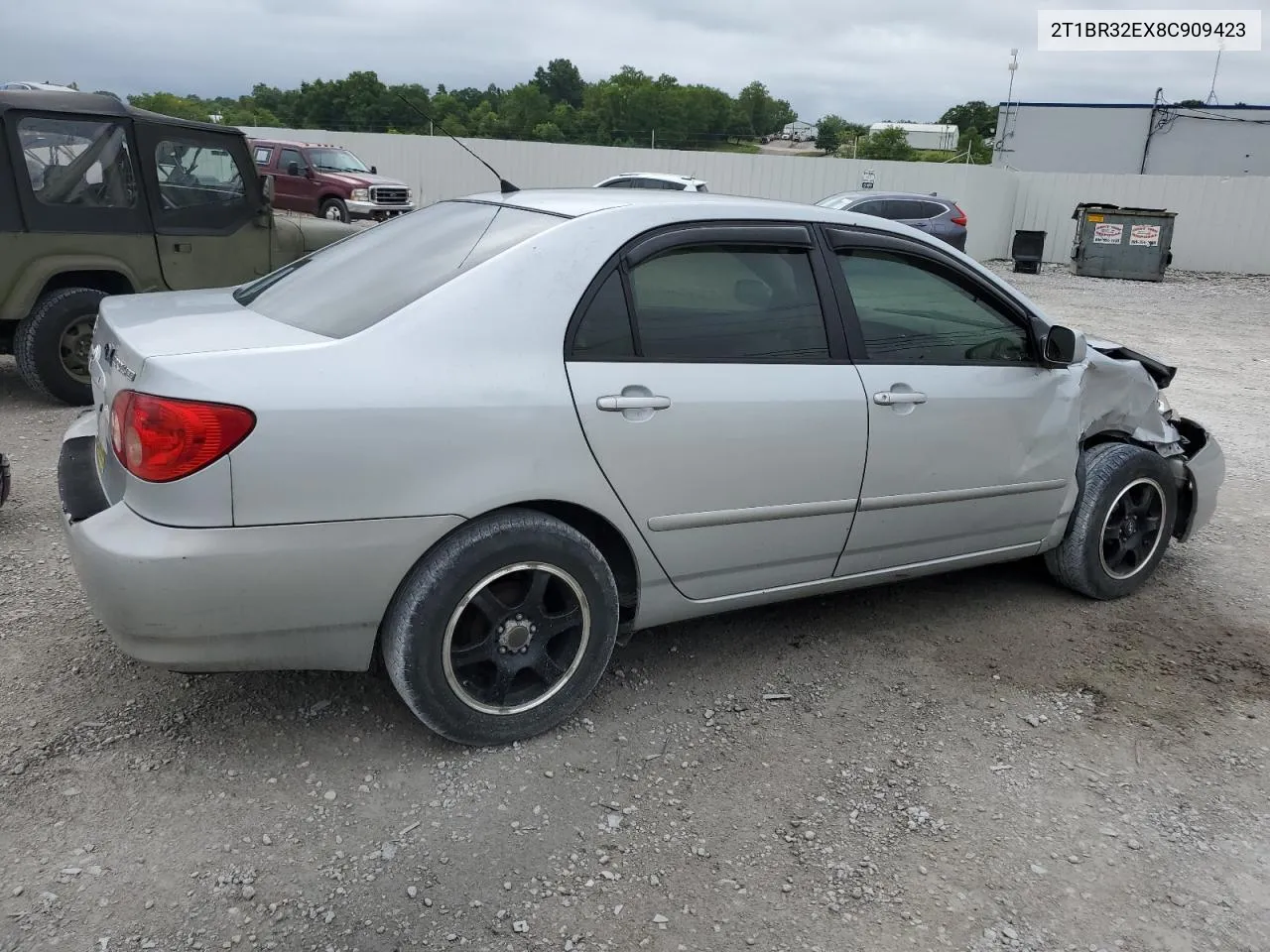 2008 Toyota Corolla Ce VIN: 2T1BR32EX8C909423 Lot: 63972184