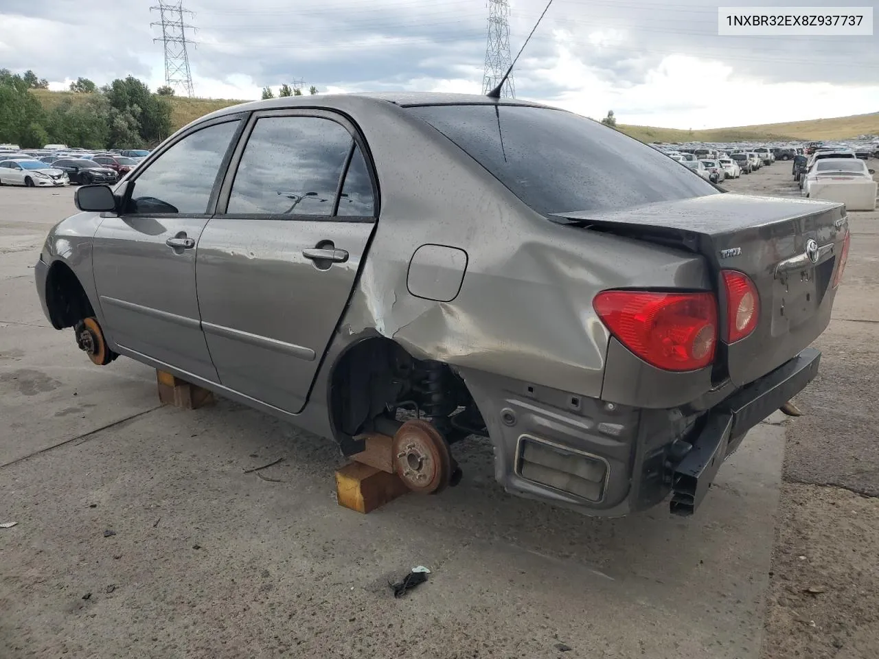 2008 Toyota Corolla Ce VIN: 1NXBR32EX8Z937737 Lot: 64158844