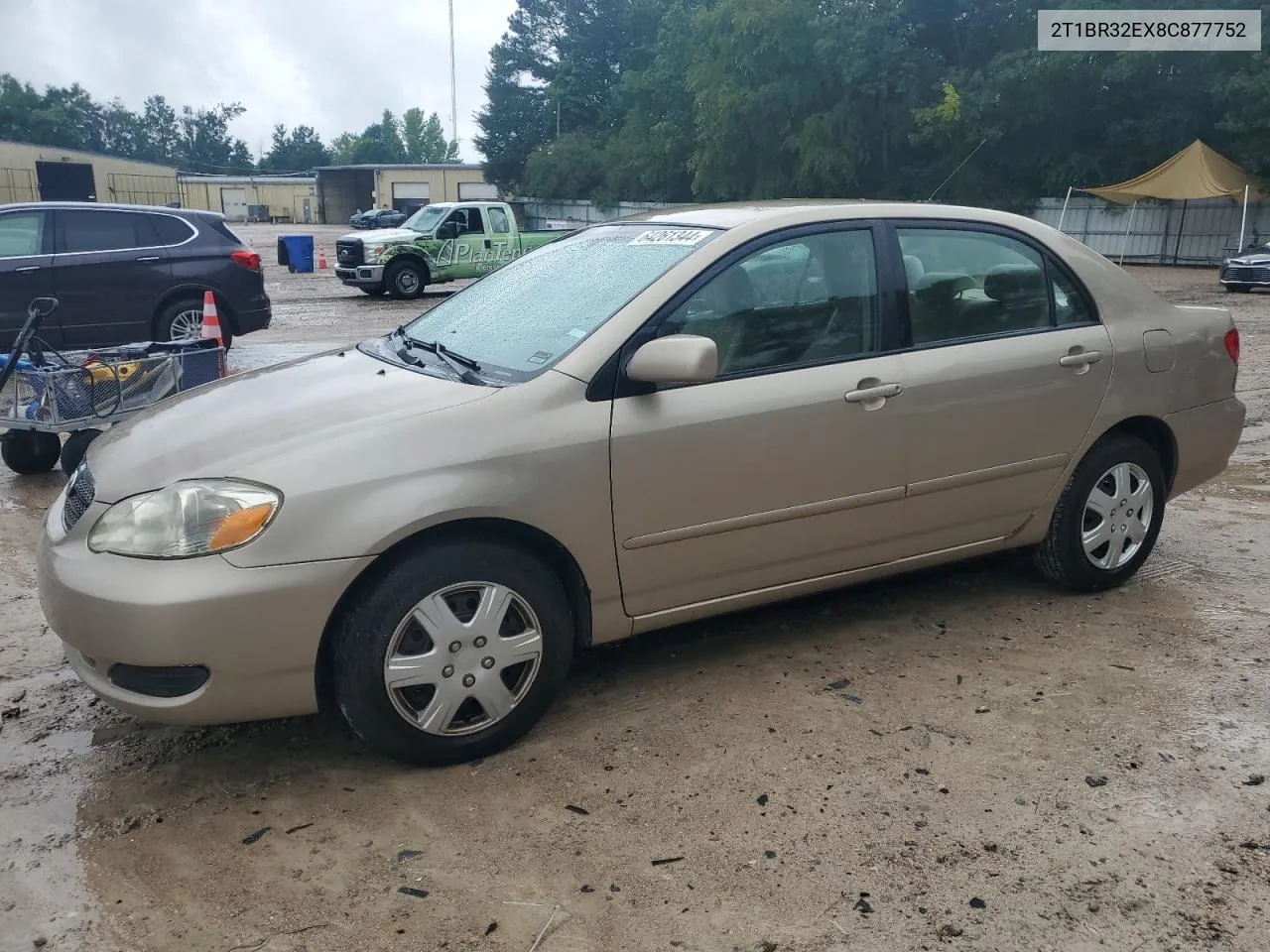 2008 Toyota Corolla Ce VIN: 2T1BR32EX8C877752 Lot: 64261344