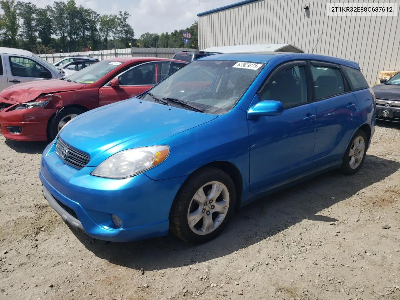 2008 Toyota Corolla Matrix Xr VIN: 2T1KR32E88C687612 Lot: 65603874