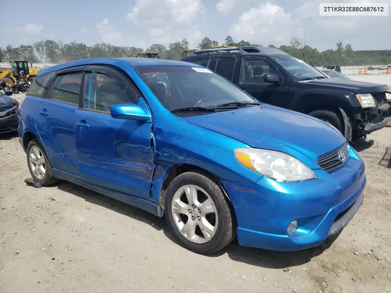 2008 Toyota Corolla Matrix Xr VIN: 2T1KR32E88C687612 Lot: 65603874