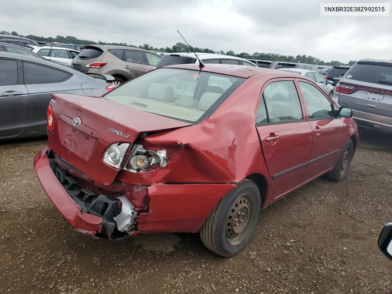 2008 Toyota Corolla Ce VIN: 1NXBR32E38Z992515 Lot: 65686034