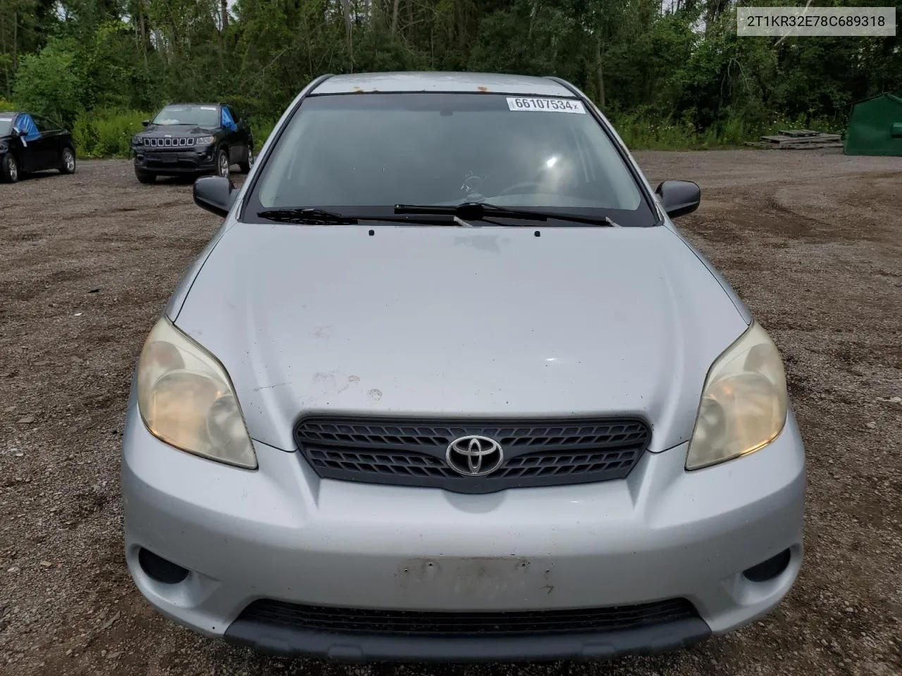 2008 Toyota Corolla Matrix Xr VIN: 2T1KR32E78C689318 Lot: 66107534