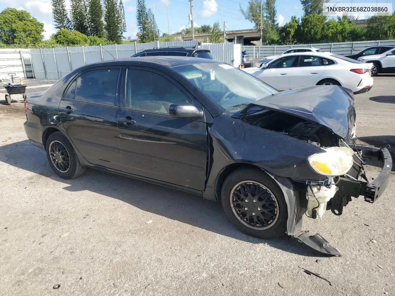 2008 Toyota Corolla Ce VIN: 1NXBR32E68Z038860 Lot: 66821534