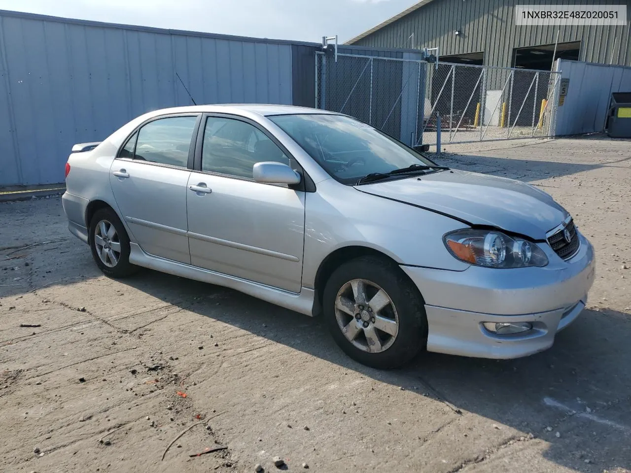 2008 Toyota Corolla Ce VIN: 1NXBR32E48Z020051 Lot: 67449224