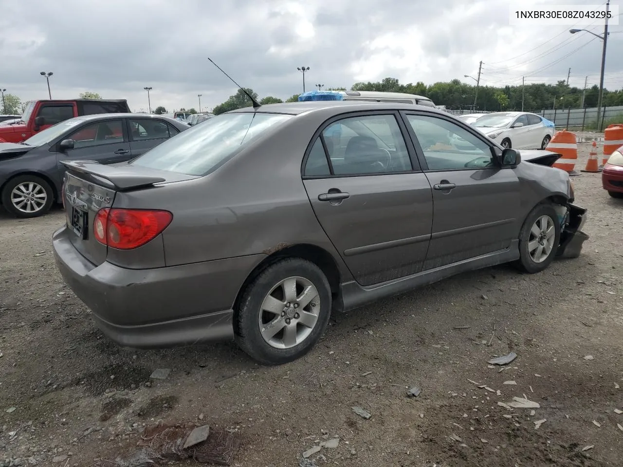 2008 Toyota Corolla Ce VIN: 1NXBR30E08Z043295 Lot: 68156754