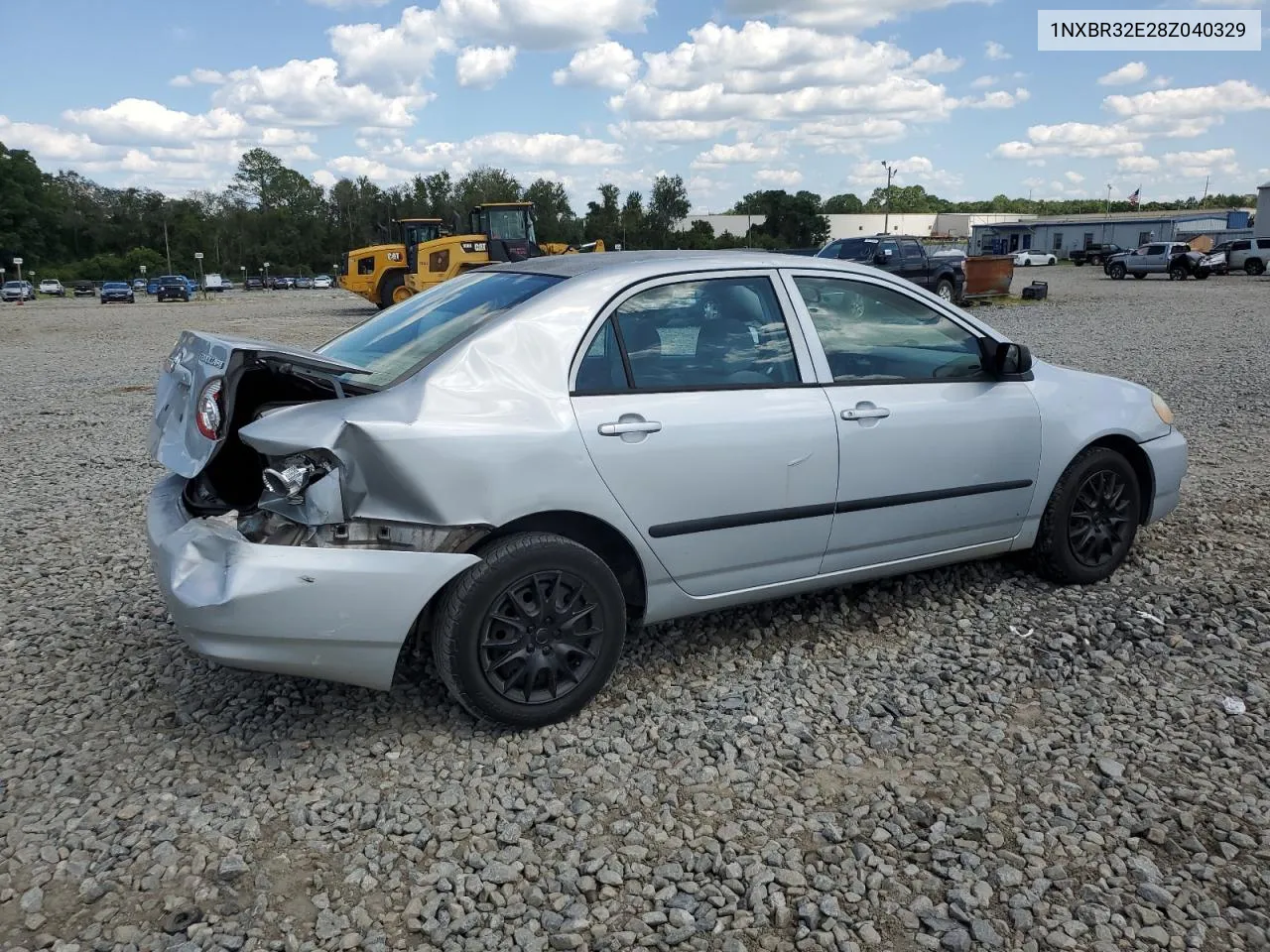 2008 Toyota Corolla Ce VIN: 1NXBR32E28Z040329 Lot: 68241844