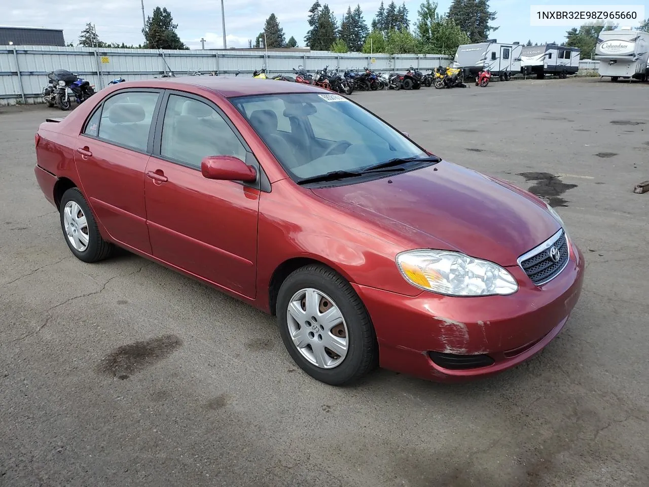 2008 Toyota Corolla Ce VIN: 1NXBR32E98Z965660 Lot: 68581614