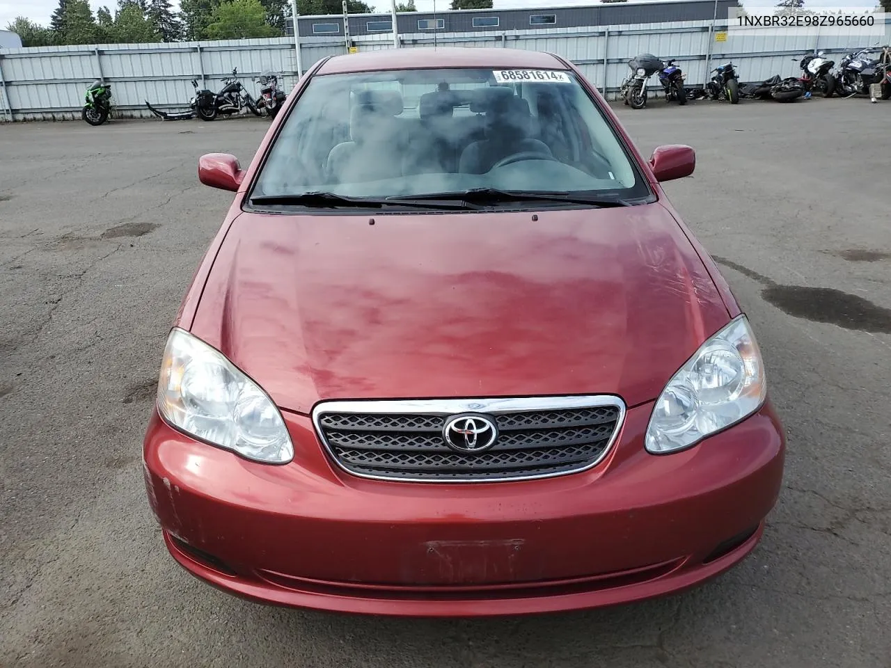 2008 Toyota Corolla Ce VIN: 1NXBR32E98Z965660 Lot: 68581614