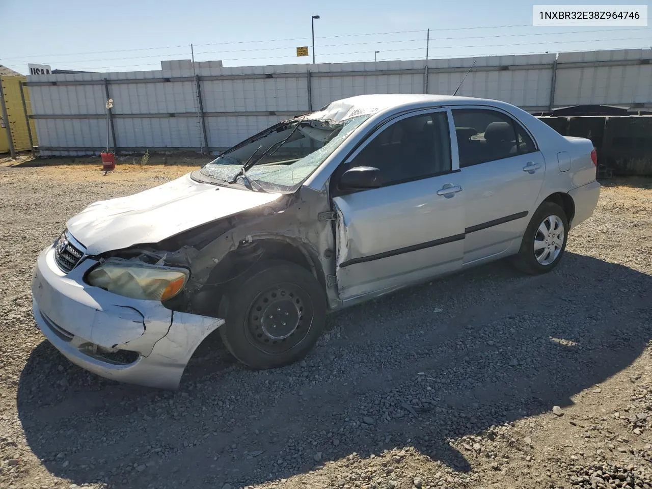 2008 Toyota Corolla Ce VIN: 1NXBR32E38Z964746 Lot: 68586384