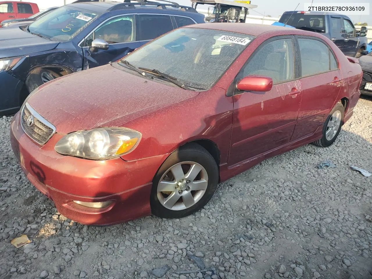 2008 Toyota Corolla Ce VIN: 2T1BR32E78C936109 Lot: 68848184