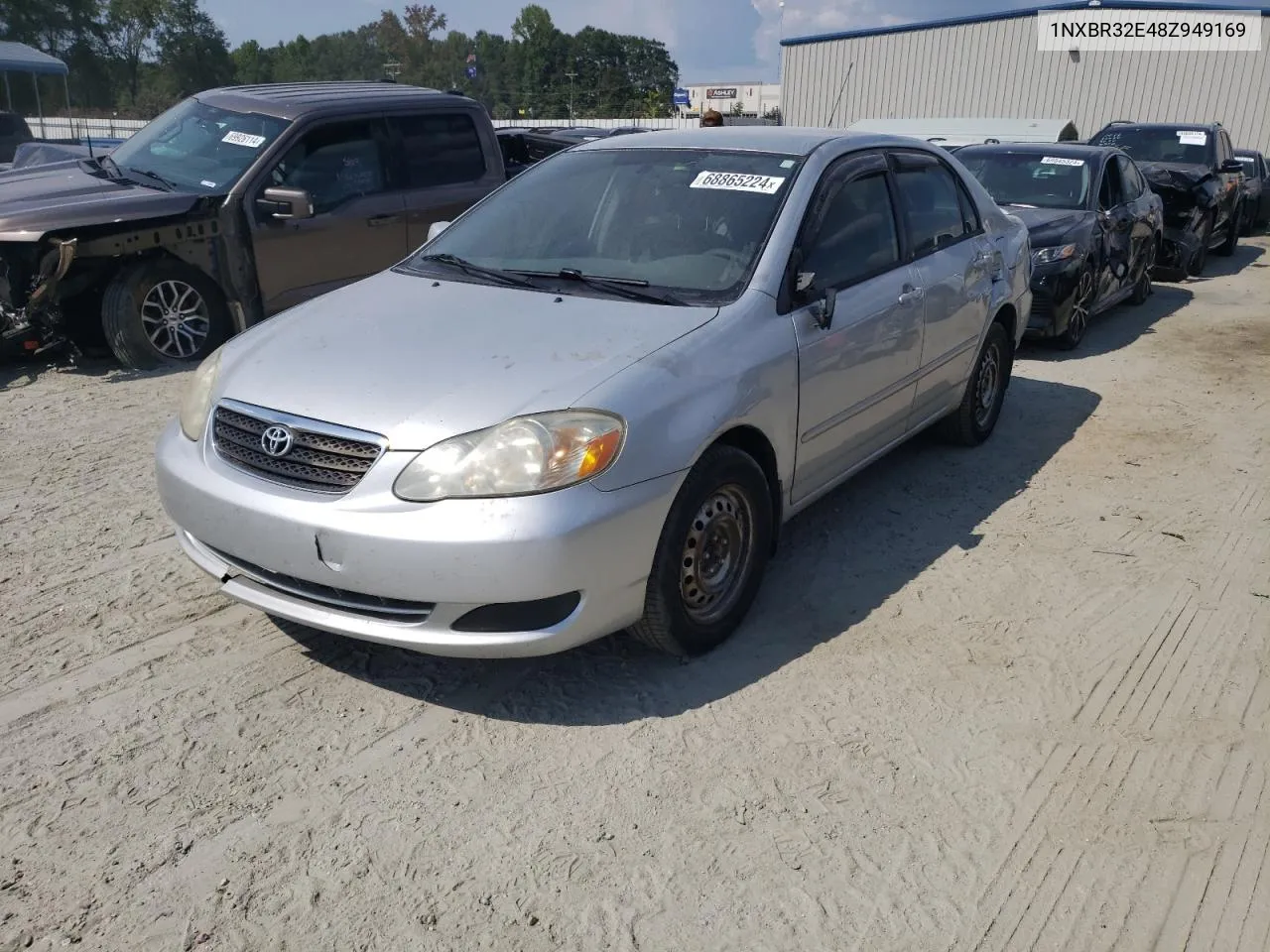 2008 Toyota Corolla Ce VIN: 1NXBR32E48Z949169 Lot: 68865224