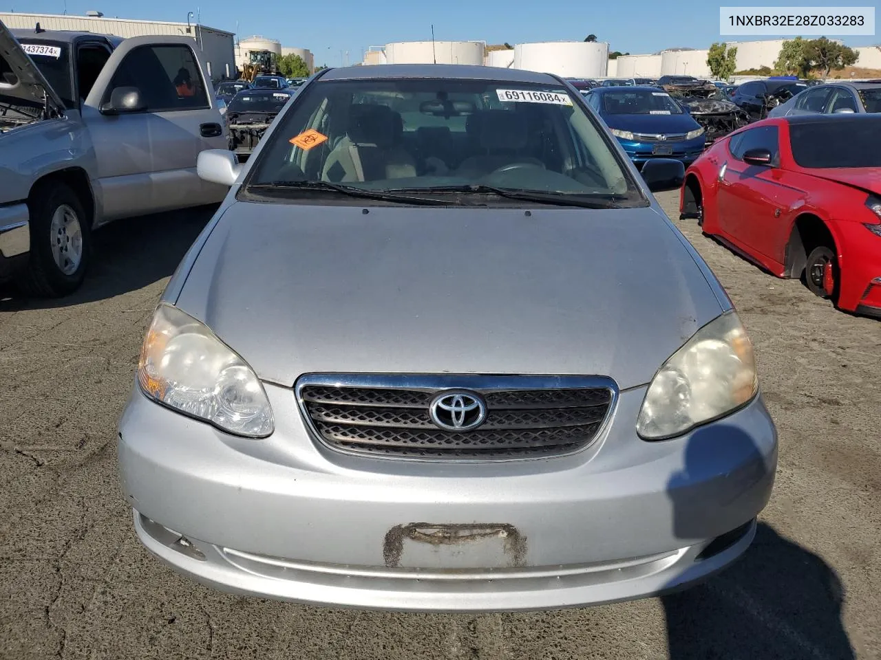 2008 Toyota Corolla Ce VIN: 1NXBR32E28Z033283 Lot: 69116084