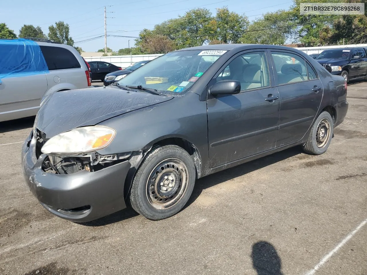 2008 Toyota Corolla Ce VIN: 2T1BR32E78C895268 Lot: 69222294