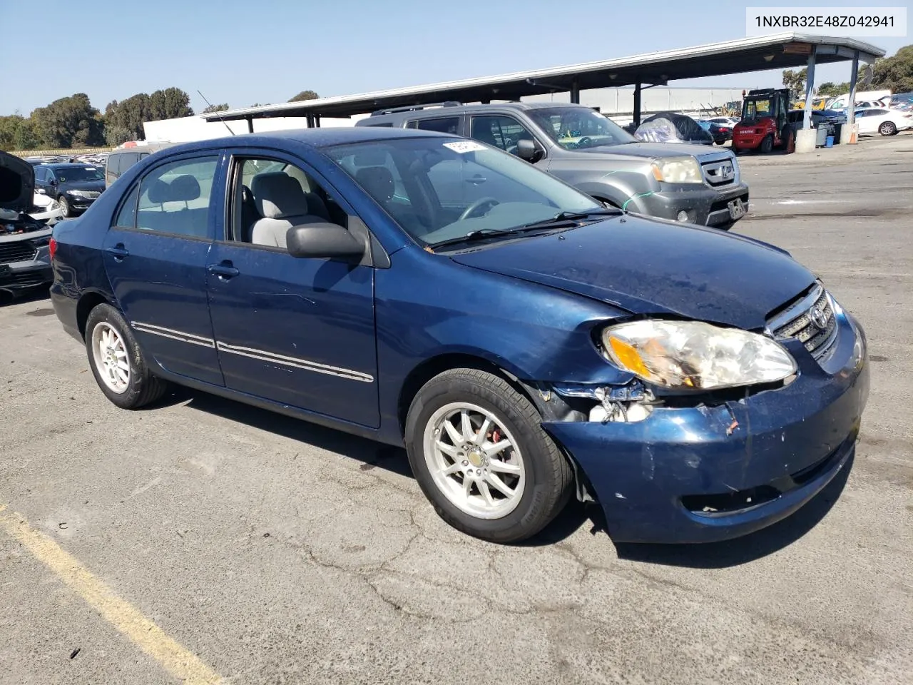 2008 Toyota Corolla Ce VIN: 1NXBR32E48Z042941 Lot: 69647324