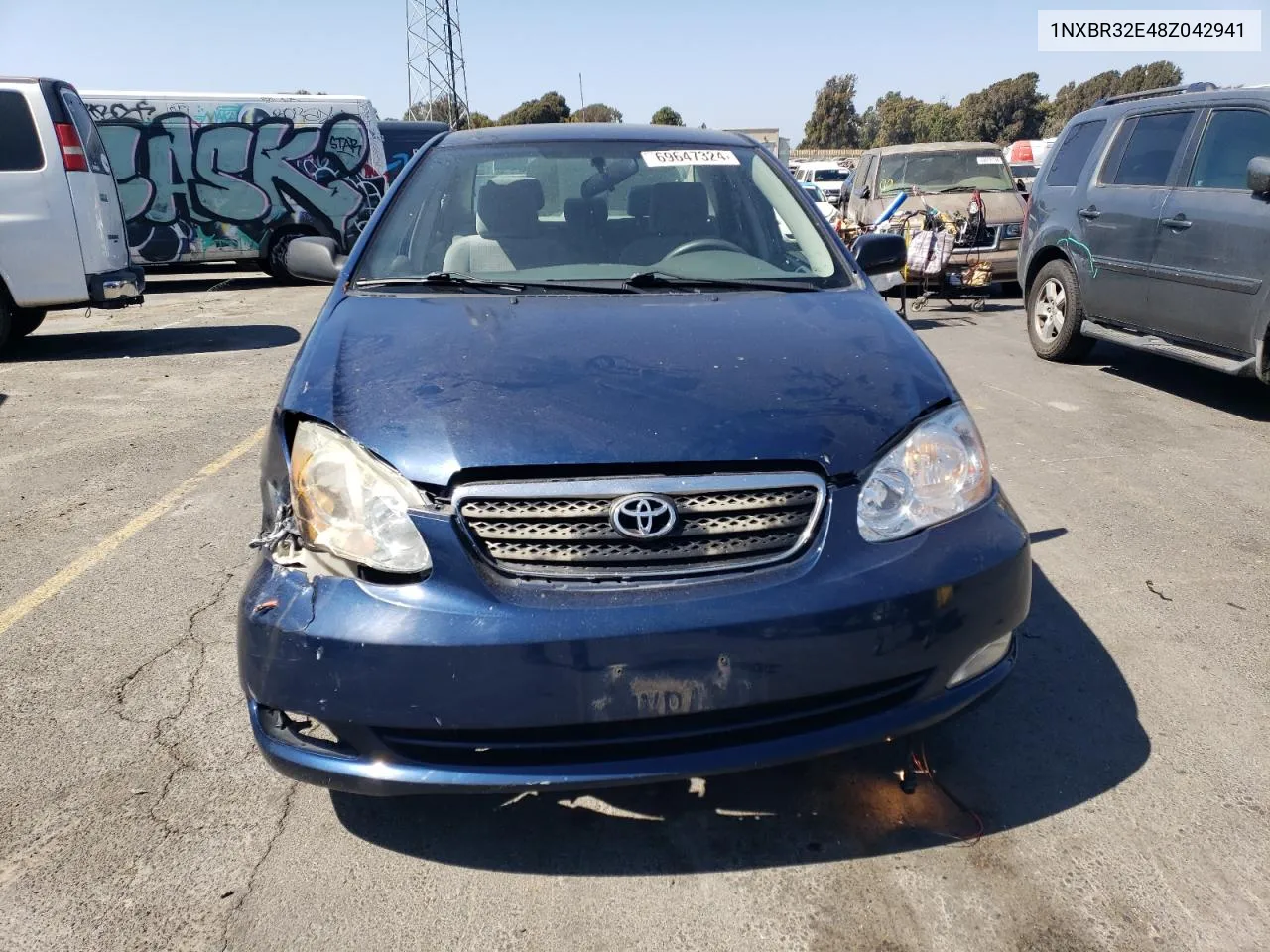 2008 Toyota Corolla Ce VIN: 1NXBR32E48Z042941 Lot: 69647324