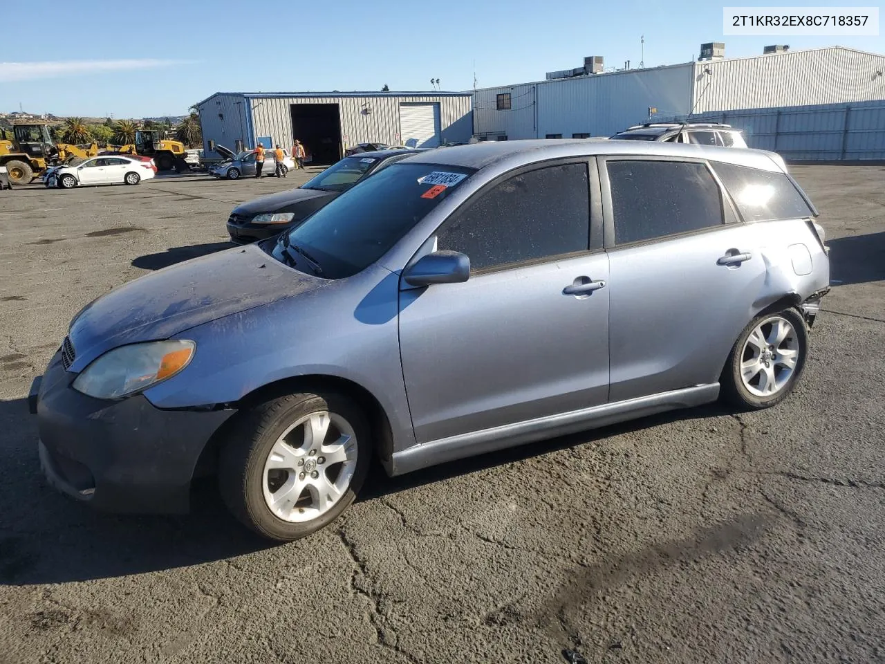 2008 Toyota Corolla Matrix Xr VIN: 2T1KR32EX8C718357 Lot: 69811834