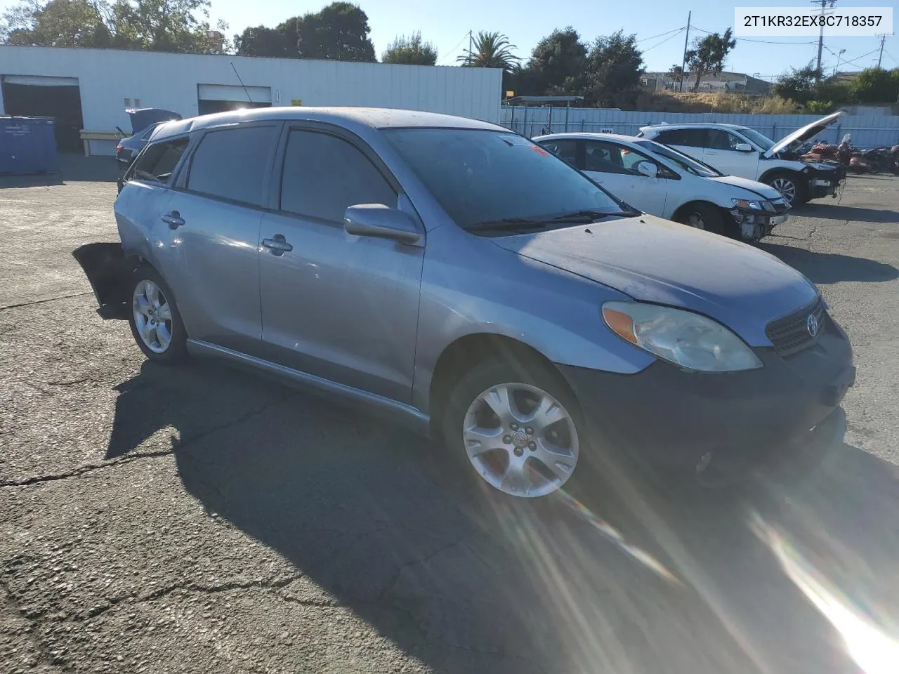 2008 Toyota Corolla Matrix Xr VIN: 2T1KR32EX8C718357 Lot: 69811834