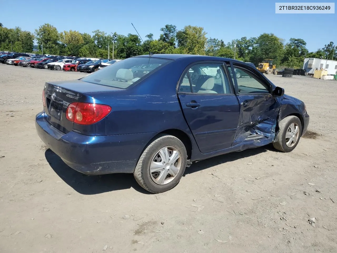 2008 Toyota Corolla Ce VIN: 2T1BR32E18C936249 Lot: 69984024