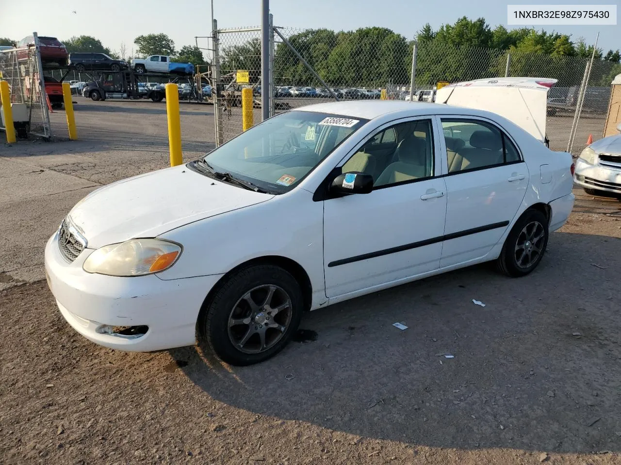 2008 Toyota Corolla Ce VIN: 1NXBR32E98Z975430 Lot: 70022924