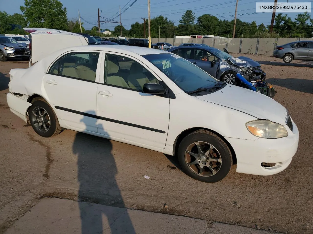 2008 Toyota Corolla Ce VIN: 1NXBR32E98Z975430 Lot: 70022924