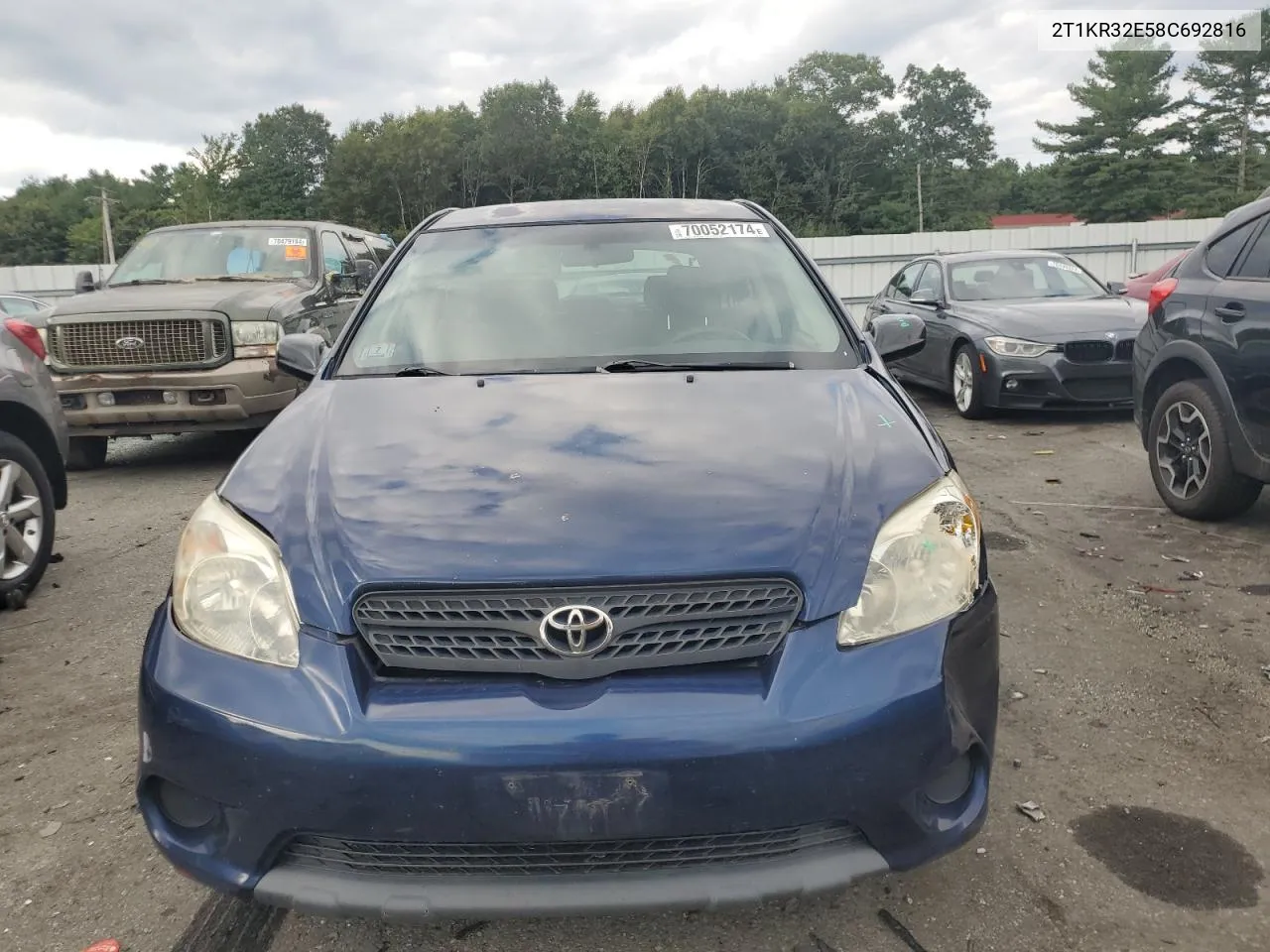 2008 Toyota Corolla Matrix Xr VIN: 2T1KR32E58C692816 Lot: 70052174