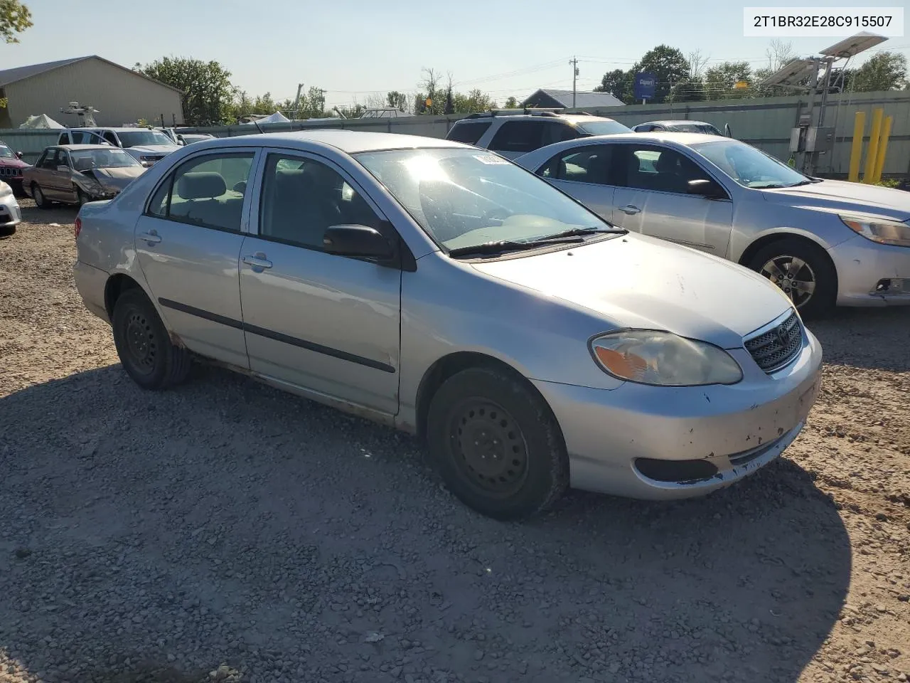 2008 Toyota Corolla Ce VIN: 2T1BR32E28C915507 Lot: 70182114