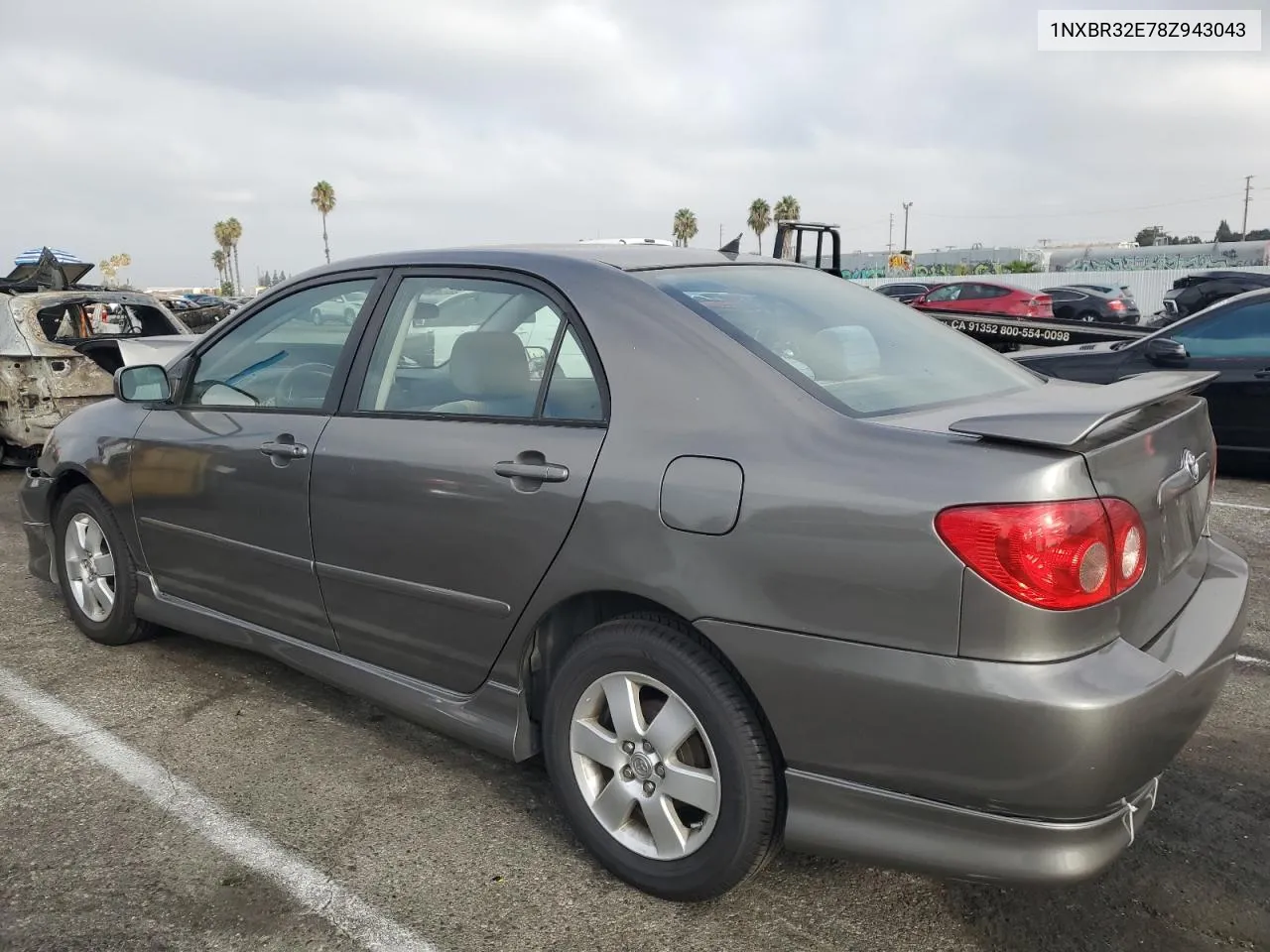 2008 Toyota Corolla Ce VIN: 1NXBR32E78Z943043 Lot: 70445954