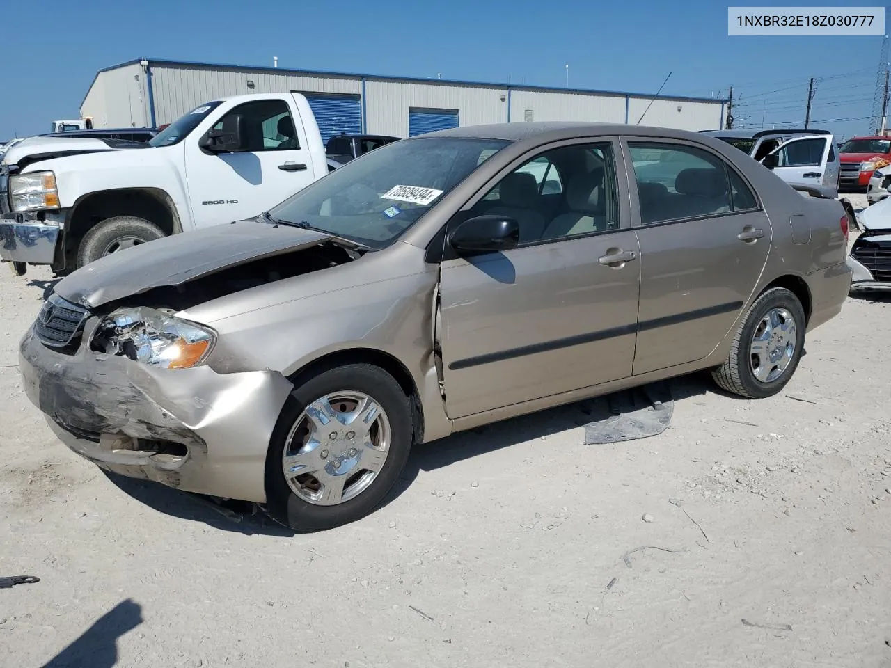 2008 Toyota Corolla Ce VIN: 1NXBR32E18Z030777 Lot: 70509494