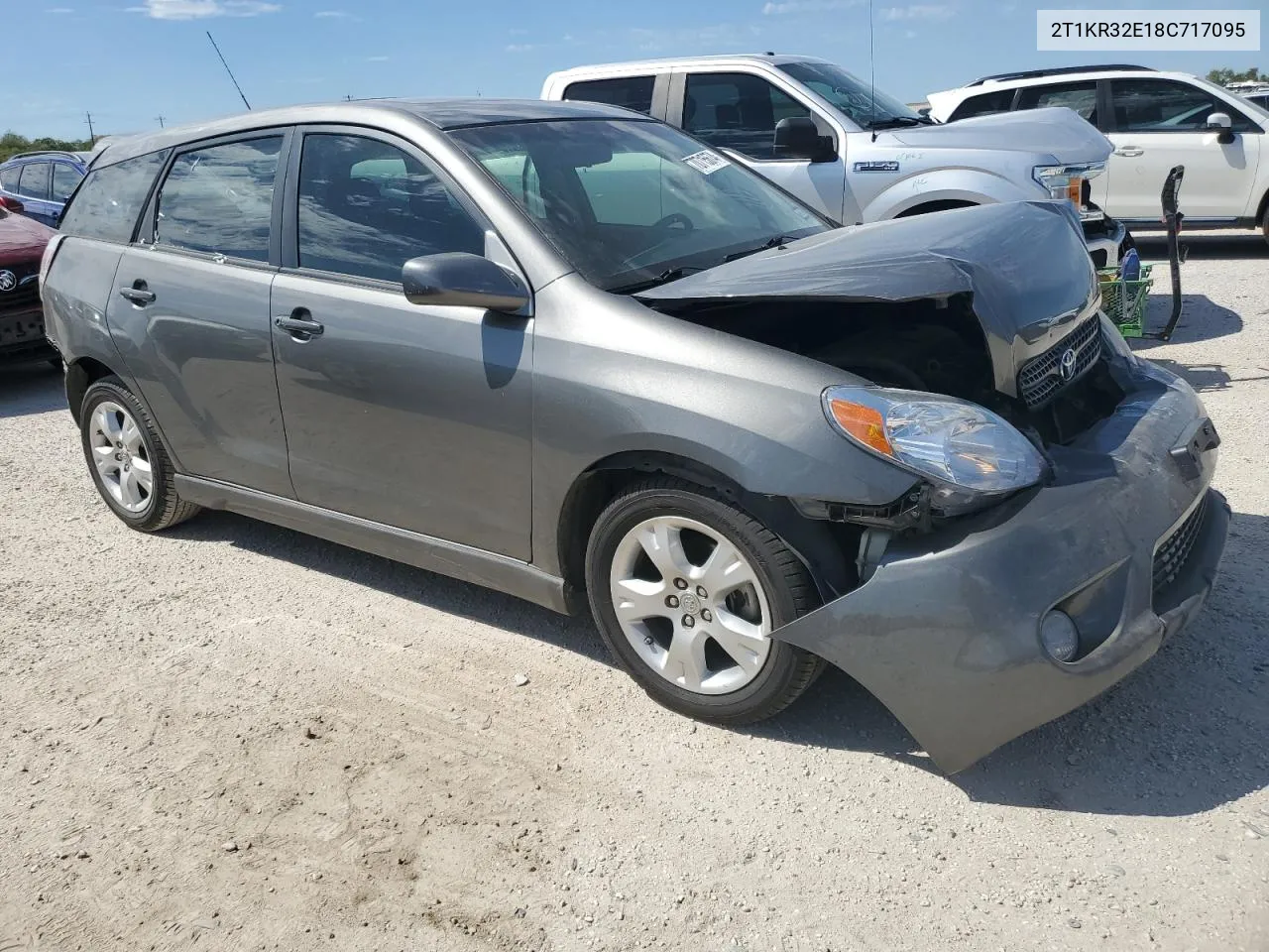 2008 Toyota Corolla Matrix Xr VIN: 2T1KR32E18C717095 Lot: 70715674