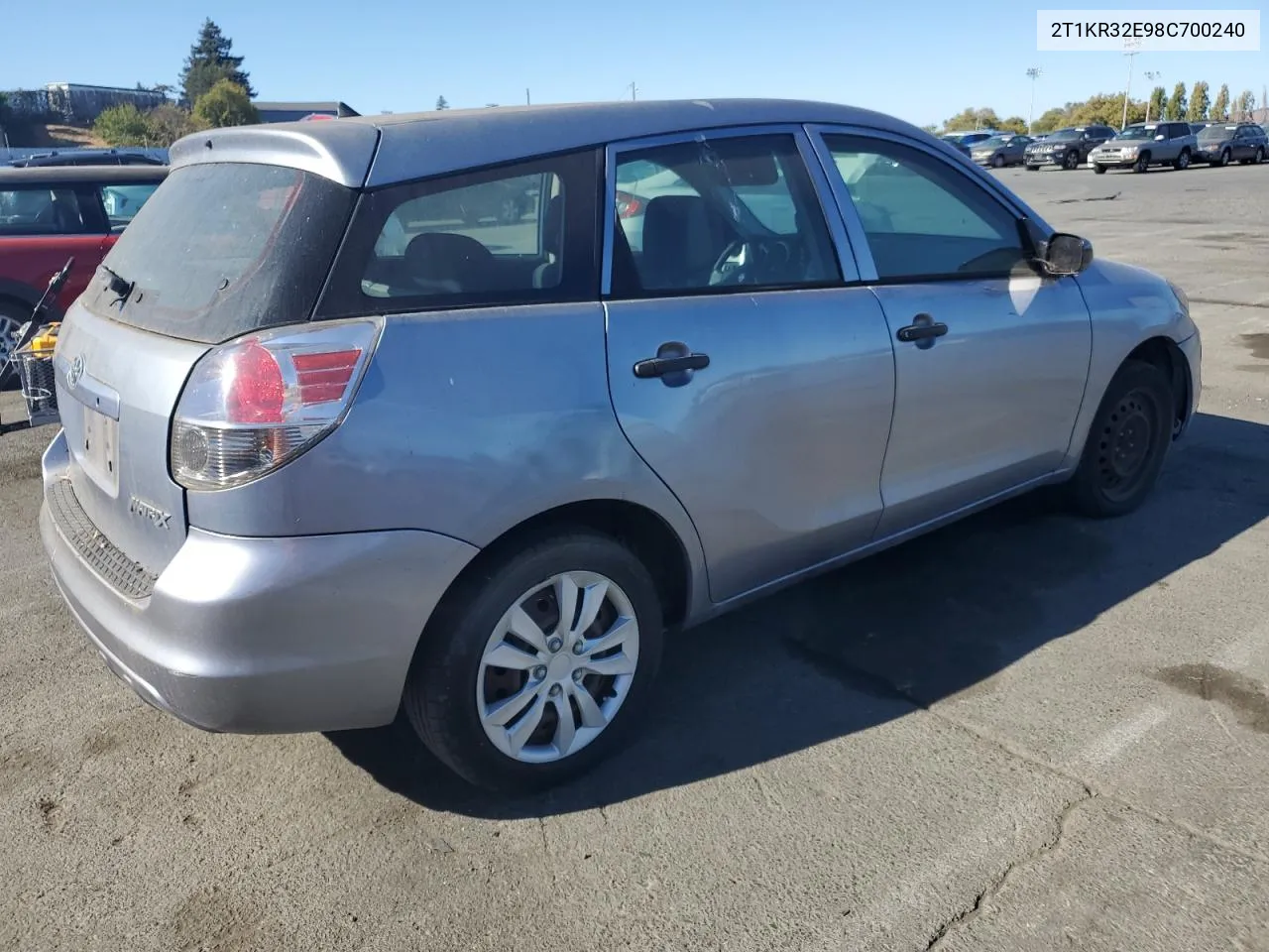 2008 Toyota Corolla Matrix Xr VIN: 2T1KR32E98C700240 Lot: 70832784