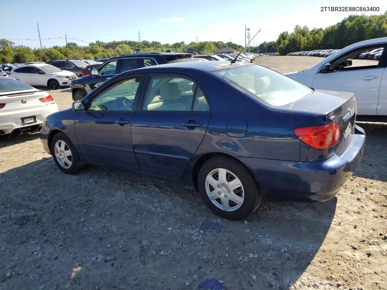 2008 Toyota Corolla Ce VIN: 2T1BR32E88C863400 Lot: 70987494